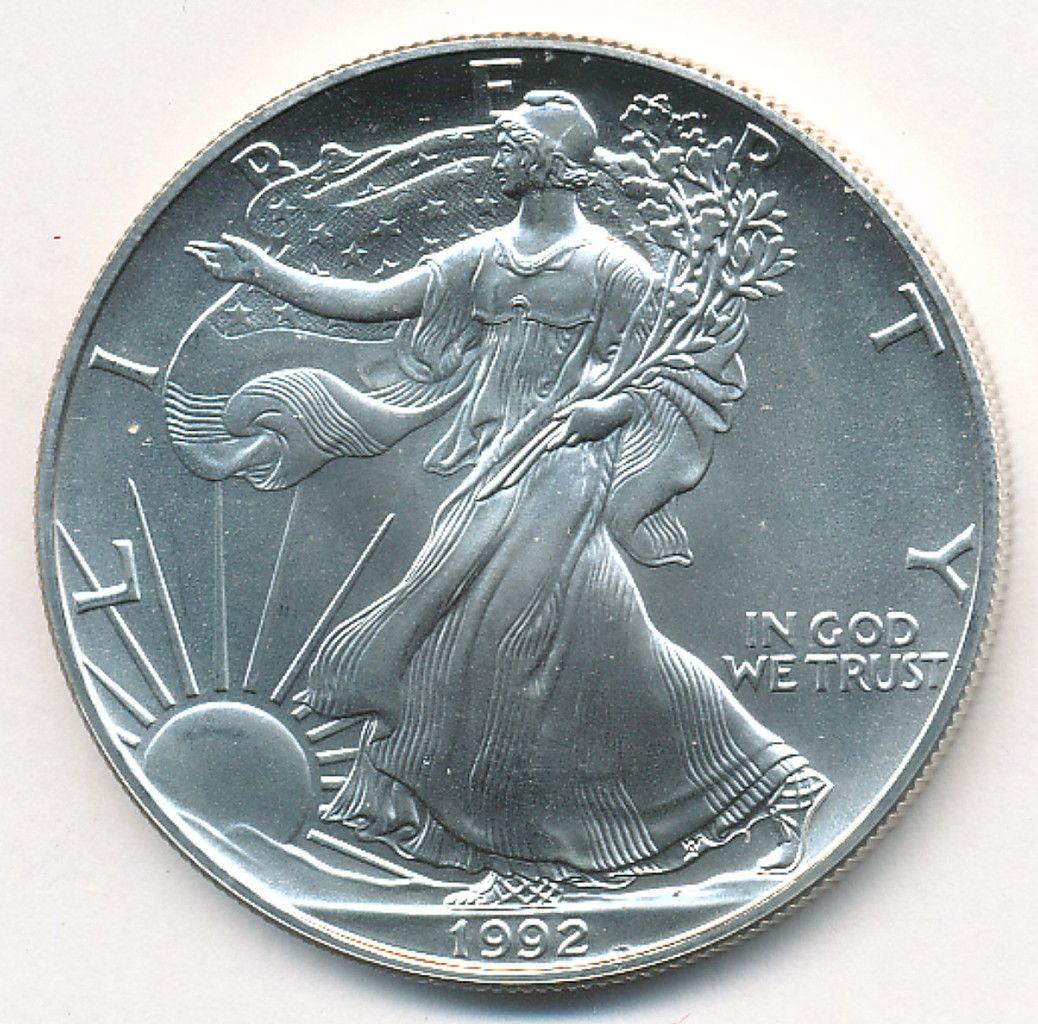 1992 AMERICAN SILVER EAGLE MS69 (1 of 2)