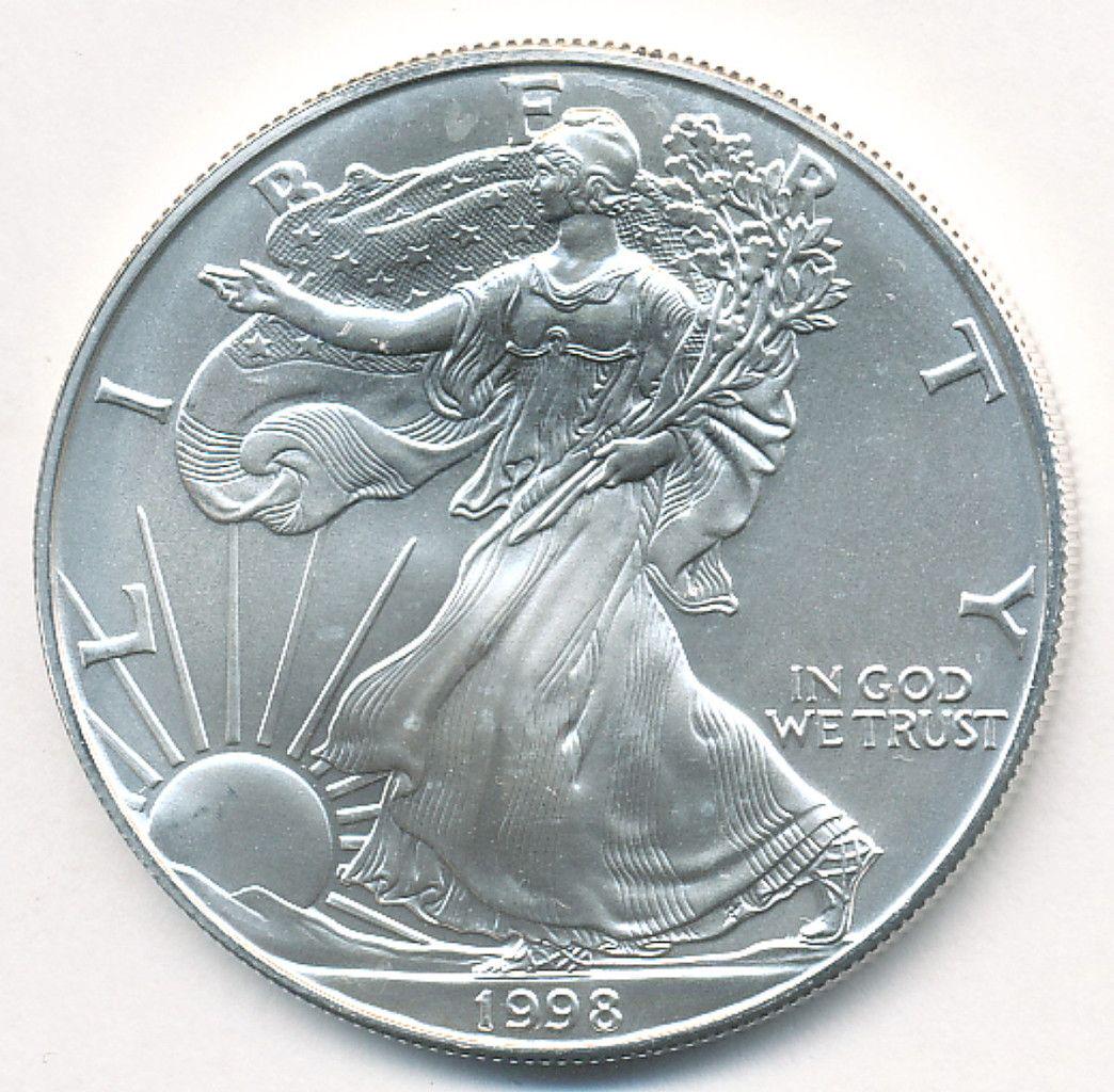 1998 AMERICAN SILVER EAGLE MS69 (1 of 2)