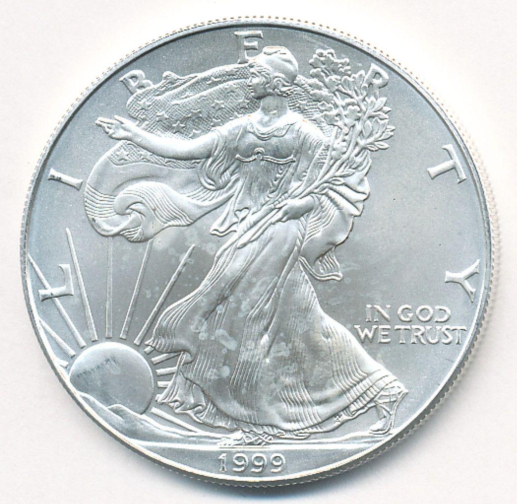 1999 AMERICAN SILVER EAGLE MS69 (1 of 2)