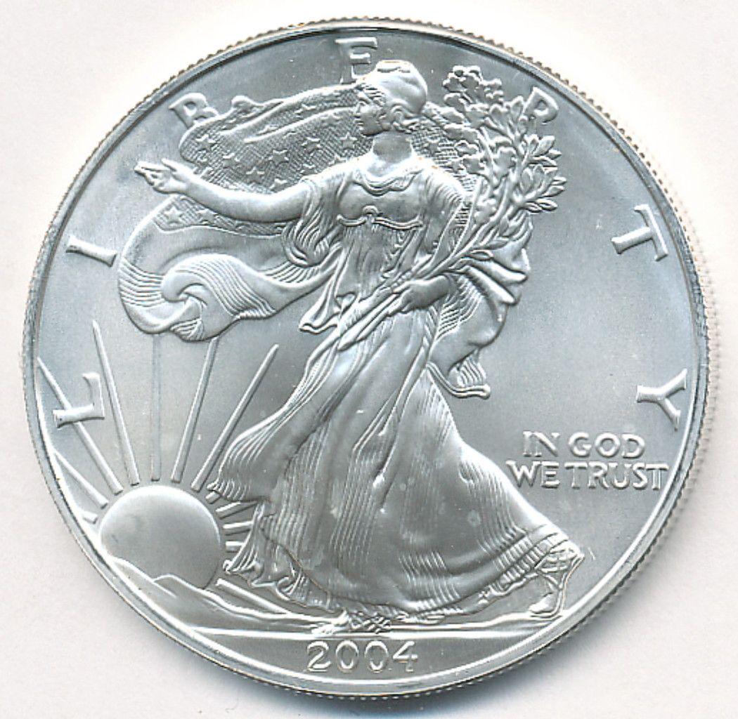 2004 AMERICAN SILVER EAGLE MS69 (1 of 2)