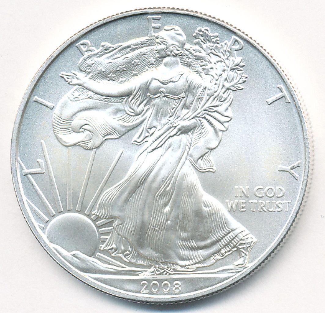 2008 AMERICAN SILVER EAGLE MS69 (1 of 2)