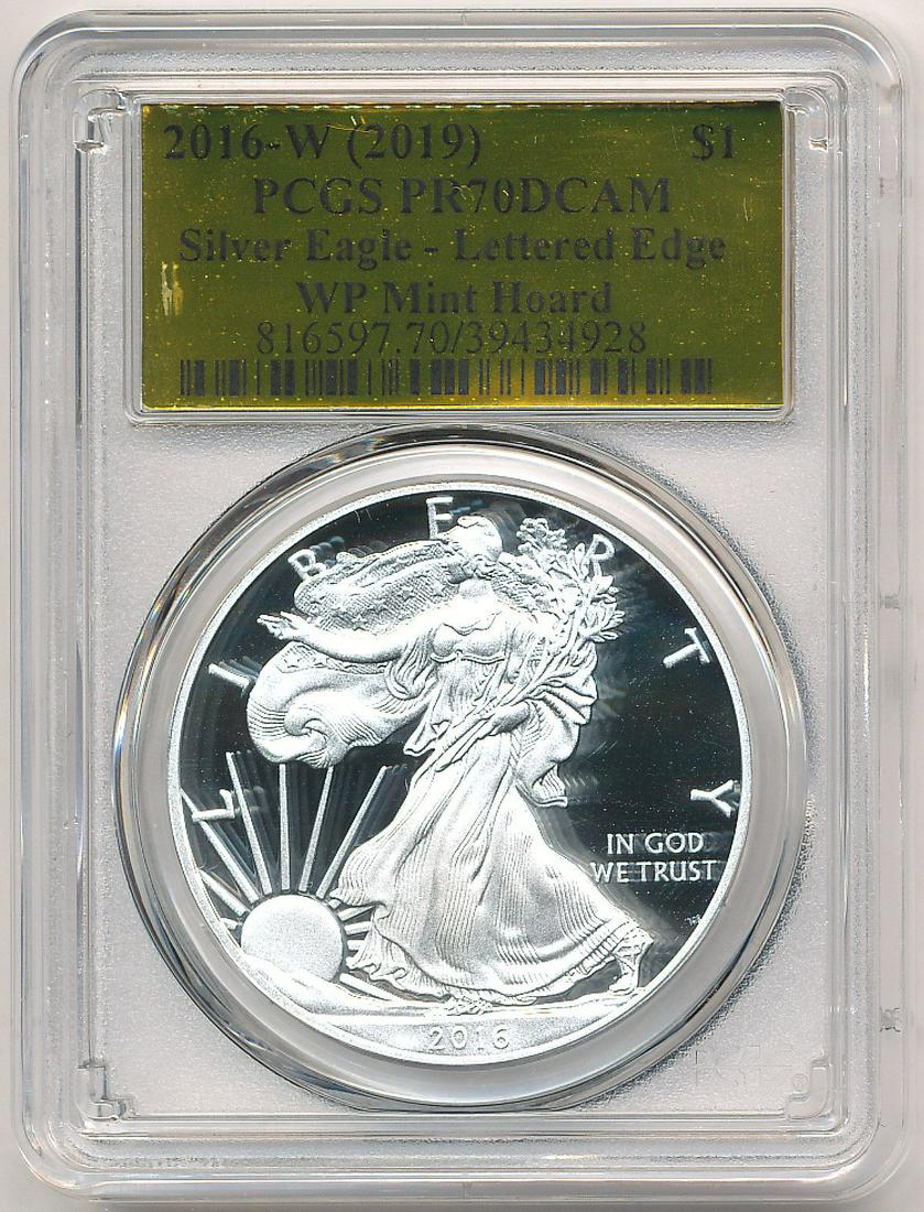 2016-W PCGS PR70 DCAM LETTERED EDGE EAGLE (1 of 2)