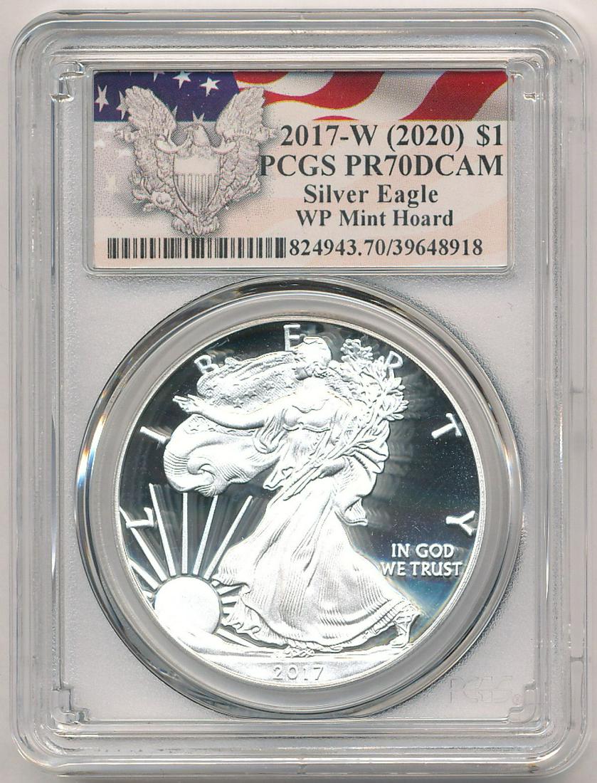 2017-W PCGS PR70 DCAM SILVER EAGLE (1 of 2)