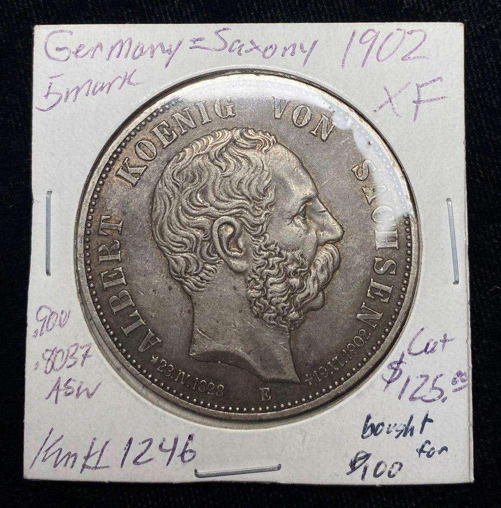 1902 GERMAN 5 MARKS XF (1 of 7)