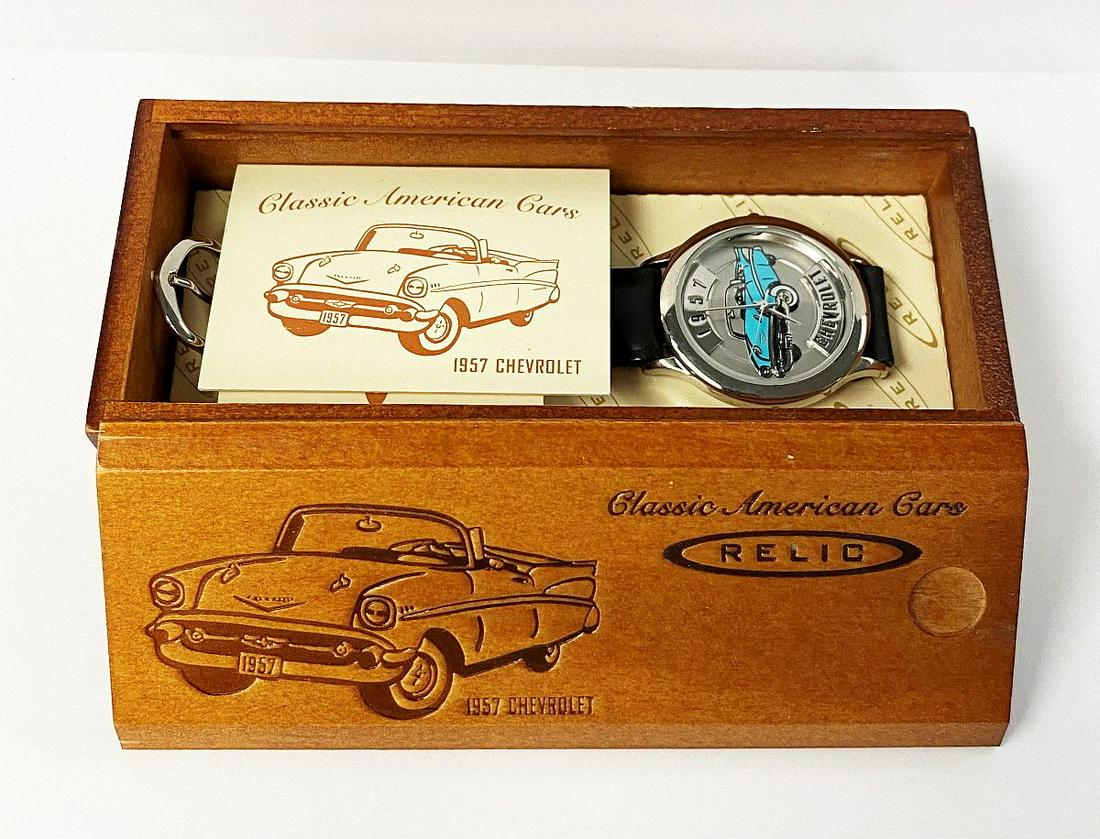 1957 CHEVY VINTAGE WRISTWATCH NIB (1 of 5)