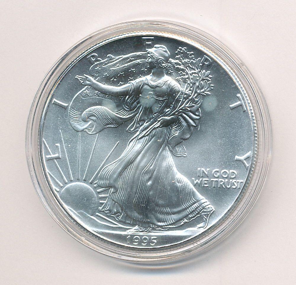 1995 AMERICAN SILVER EAGLE MS68 (1 of 2)