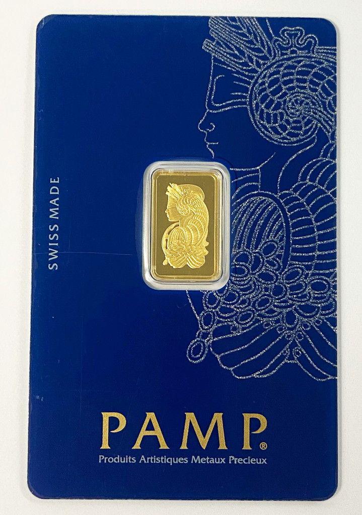 PAMP (1) 2.5 GRAM VERISCAN CERTIFIED GOLD BAR (1 of 4)