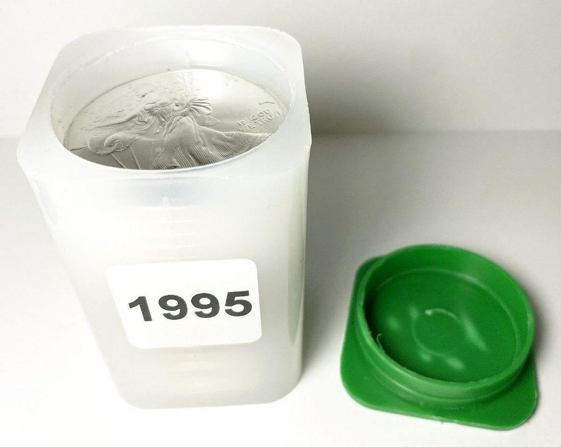 Original Treasury Roll 1995 (20-Coins) Silver Eagles (1 of 7)