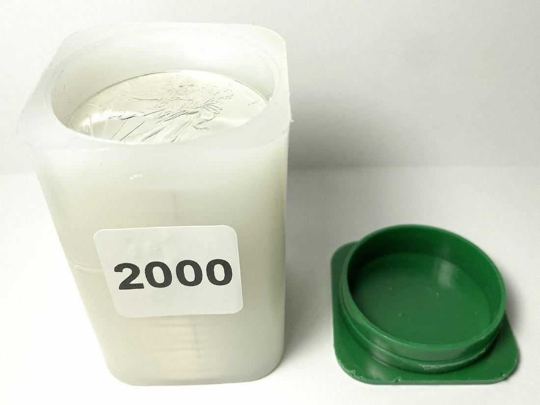 Original Treasury Roll 2000 (20-Coins) Silver Eagles (1 of 7)