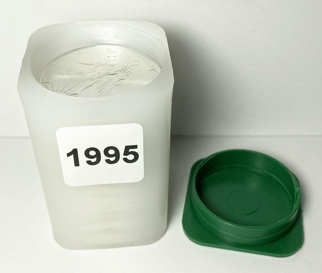 Original Treasury Roll 1995 (20-Coins) Silver Eagles (1 of 7)