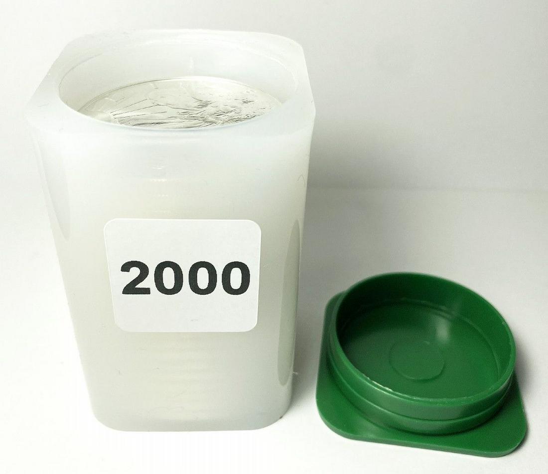 Original Treasury Roll 2000 (20-Coins) Silver Eagles (1 of 7)