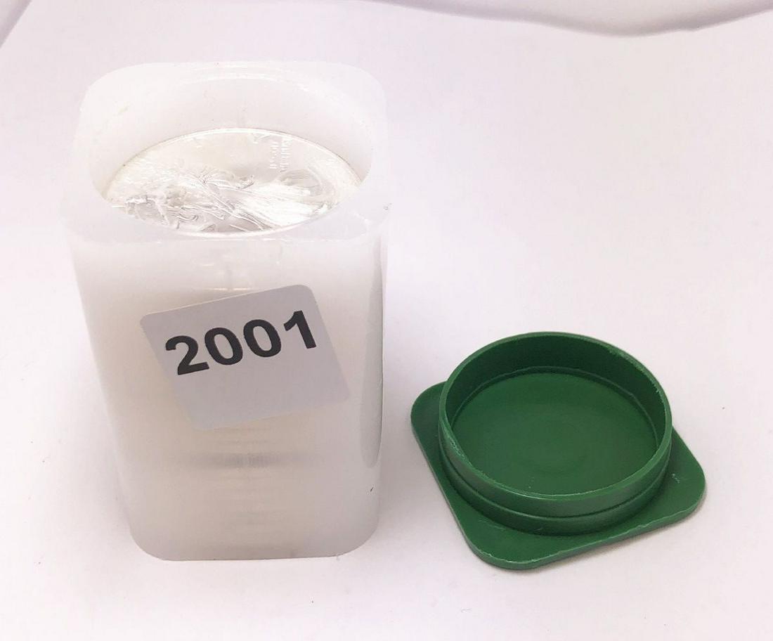 2001 (20) SILVER EAGLES TREASURY ROLL (1 of 5)