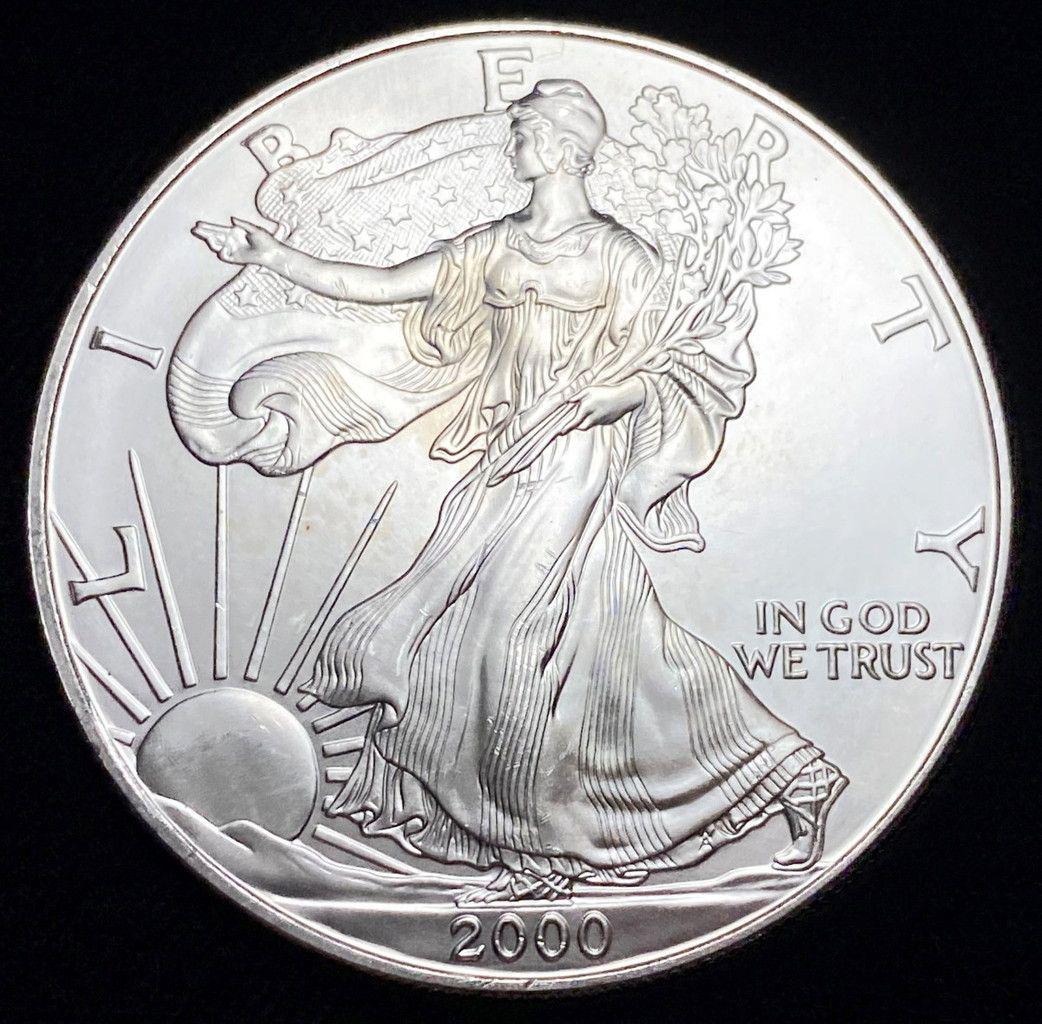(1) AMERICAN SILVER EAGLE ONLY (2000) (1 of 2)