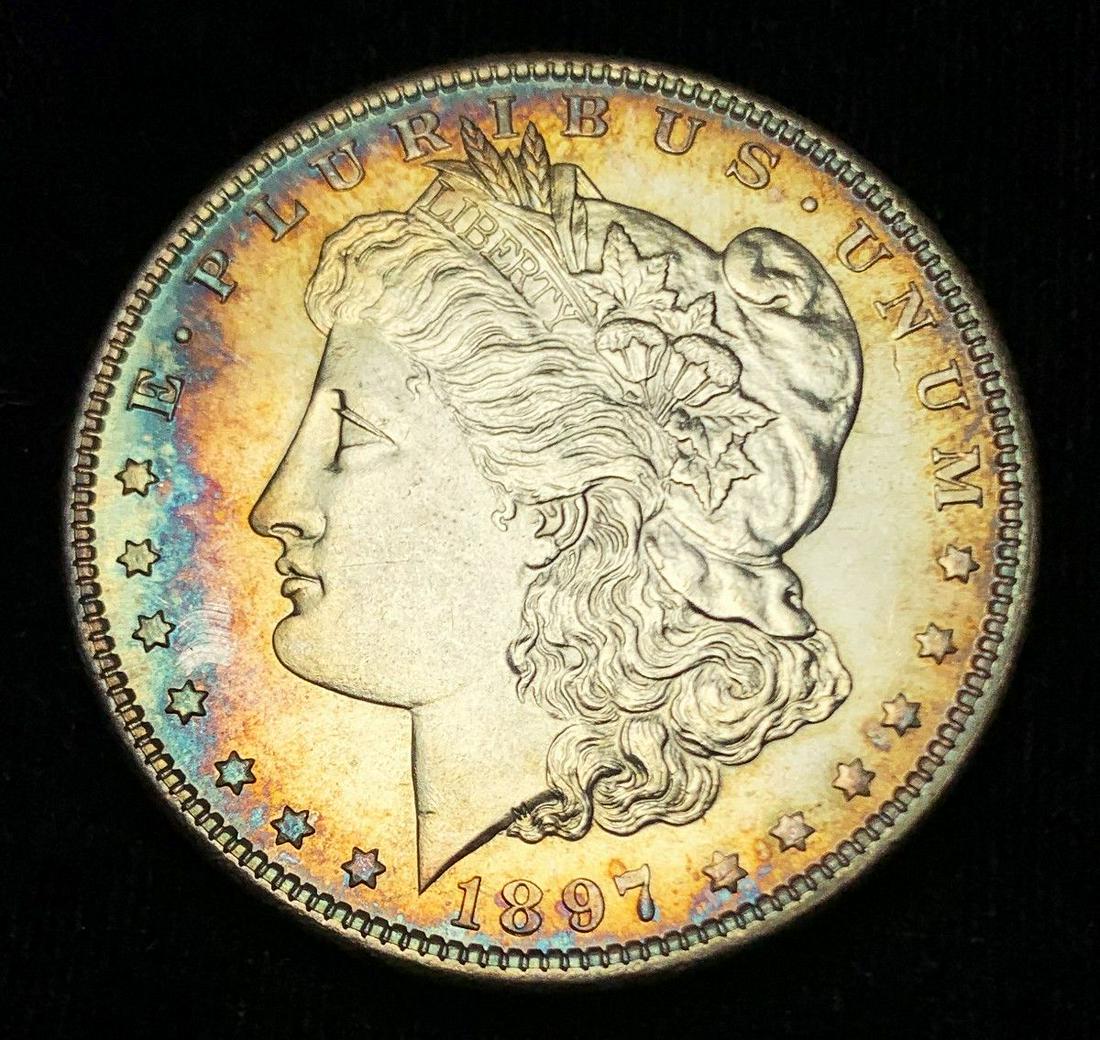 1897-P Morgan Silver Dollar MS66 Proof Like (1 of 8)