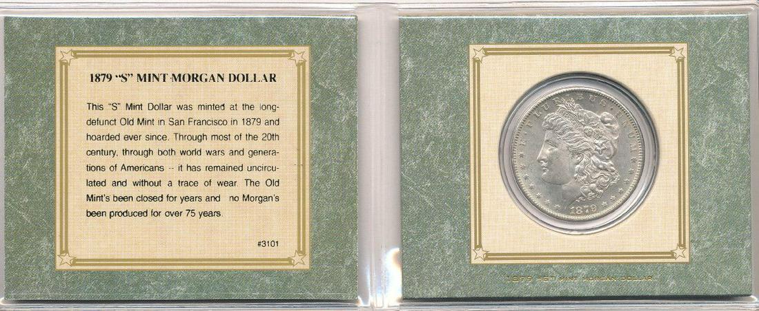 1879-S Uncirculated Morgan Silver Dollar (1 of 4)