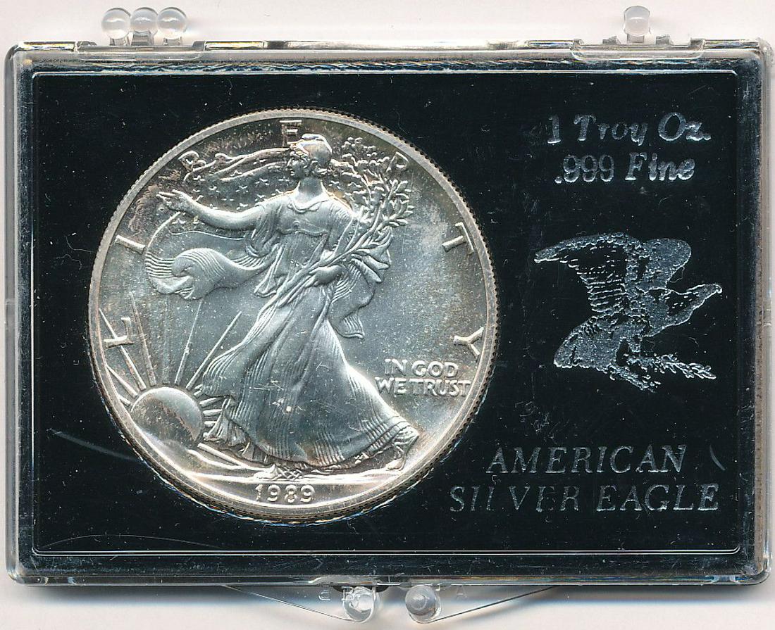 1989 American Silver Eagle MS69 (1 of 2)