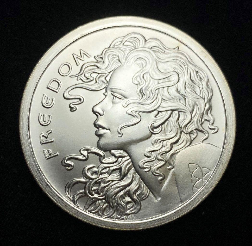 2013 SUPER RARE 2 OUNCE SILVER SHIELD FREEDOM GIRL (1 of 2)