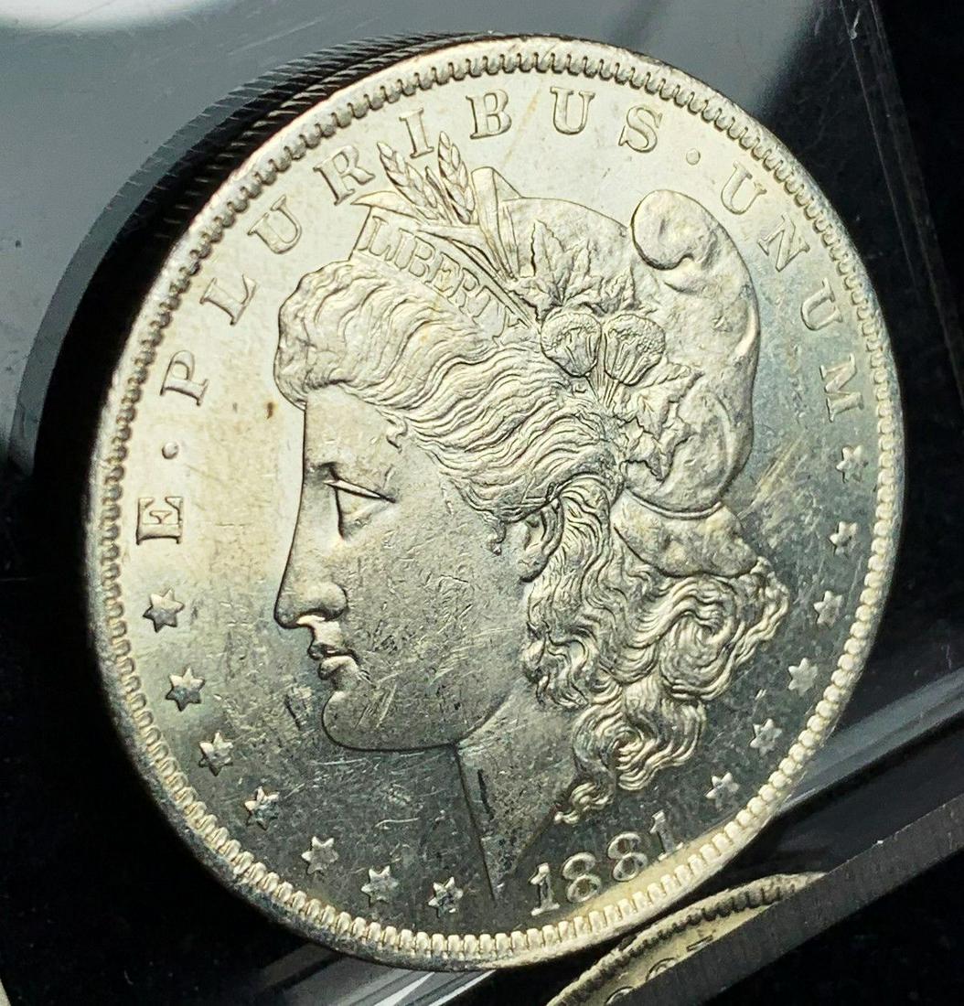 1881-O MS63 PROOF LIKE MORGAN SILVER DOLLAR (1 of 8)