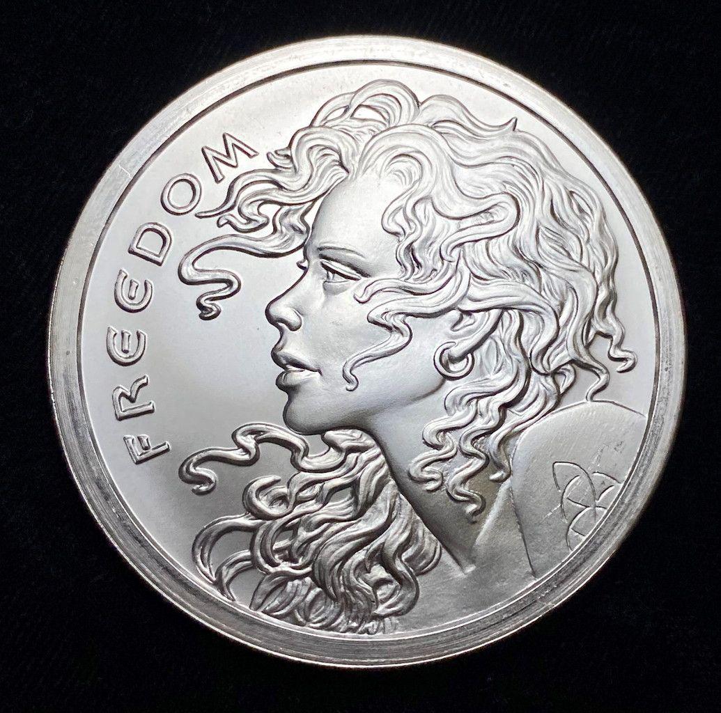 2015 SUPER RARE 2 OUNCE SILVER SHIELD FREEDOM GIRL (1 of 2)