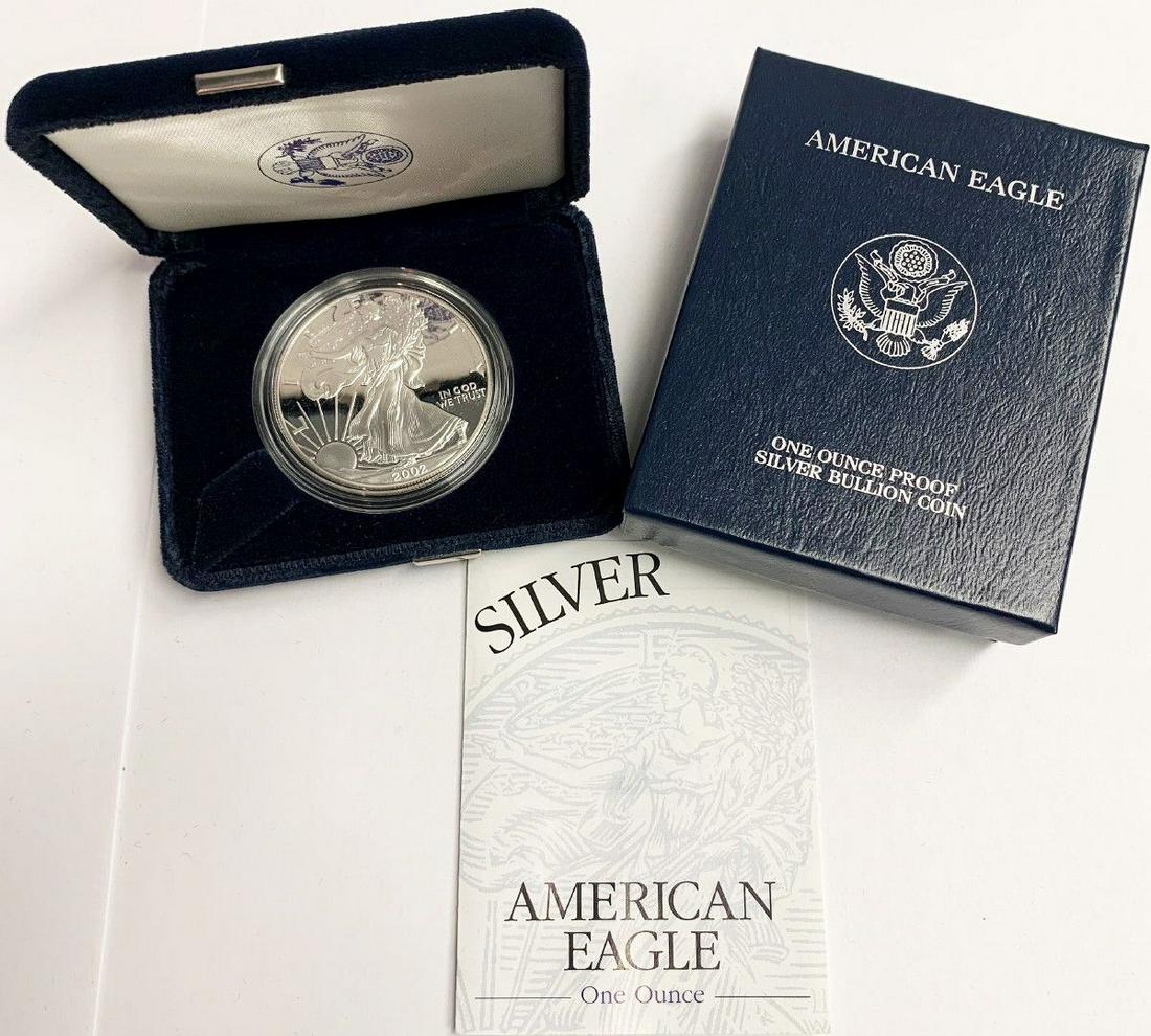 2002 PROOF SILVER EAGLE PROOF 69 OGP (1 of 6)