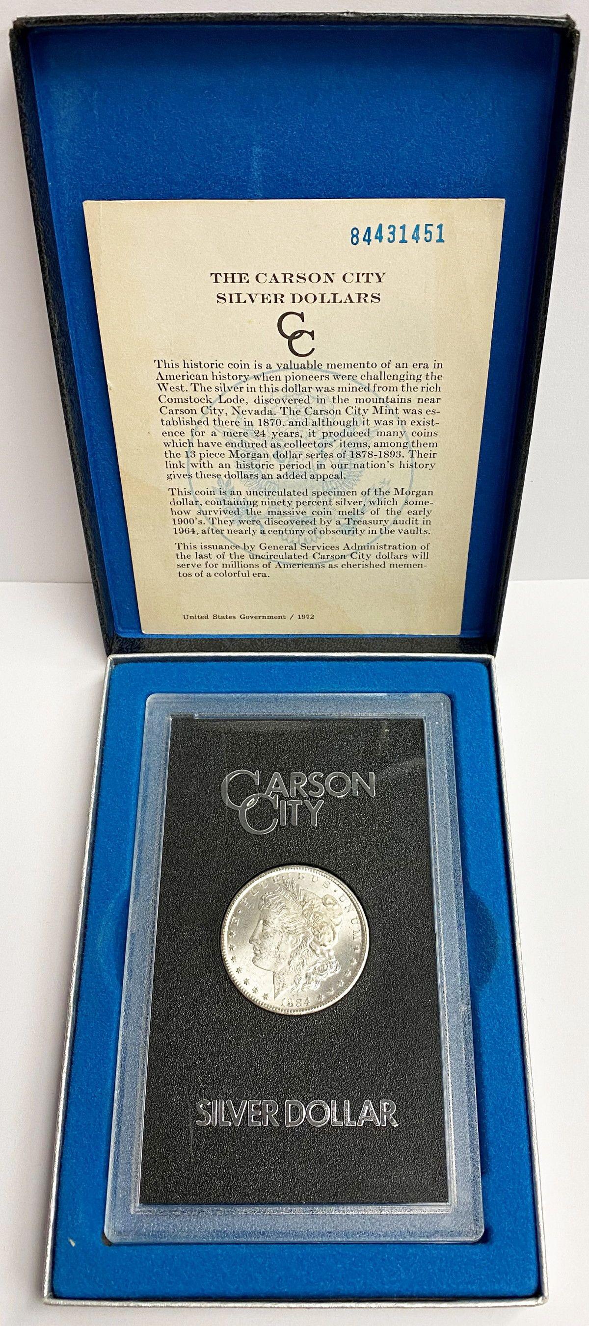 1884-CC Morgan GSA Carson City Silver Dollar (1 of 6)