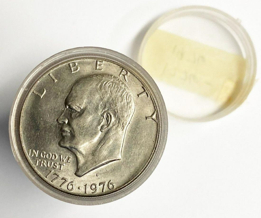 Bankers Hoard Fresh Eisenhower Silver Dollars (1 of 5)