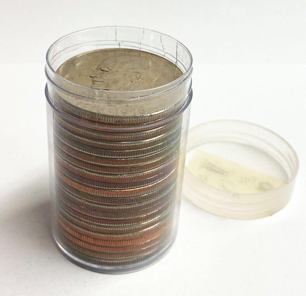 Bankers Hoard Fresh Eisenhower Silver Dollars (1 of 6)