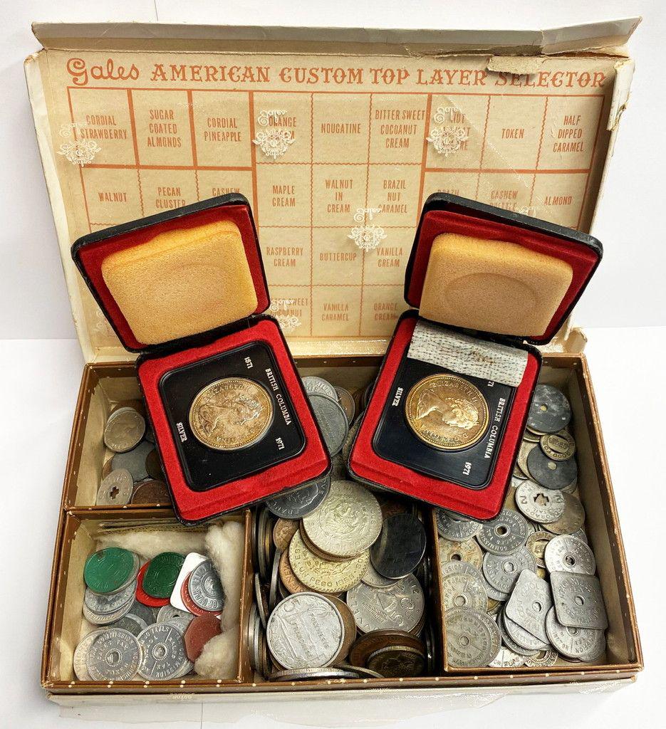 Life Is Like A Box Of Chocolates: There are all kinds of things in this box. It's loaded with silver and loaded with weird things, even an old guitar pick. It seems appropriate to say for this lot, life is like a box of chocolates... 
