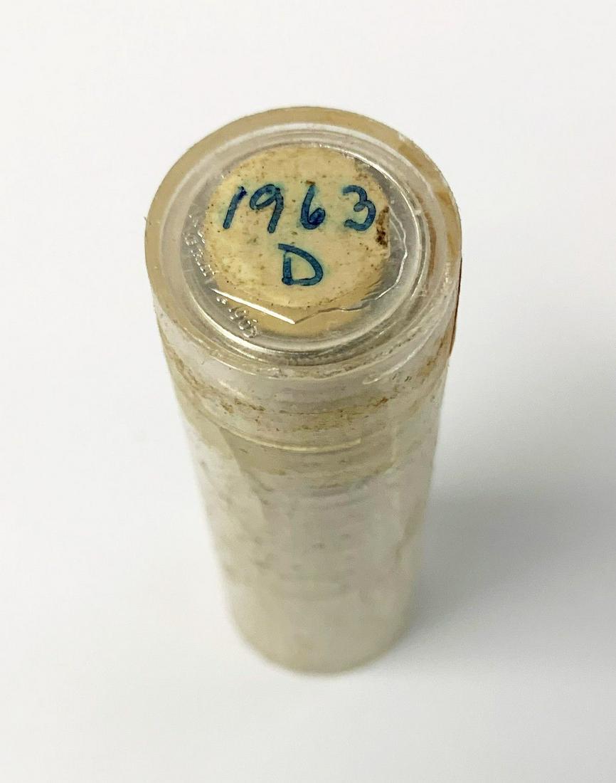 ROLL (50) MINT CONDITION 1963-D ROOSEVELT 10C (1 of 2)