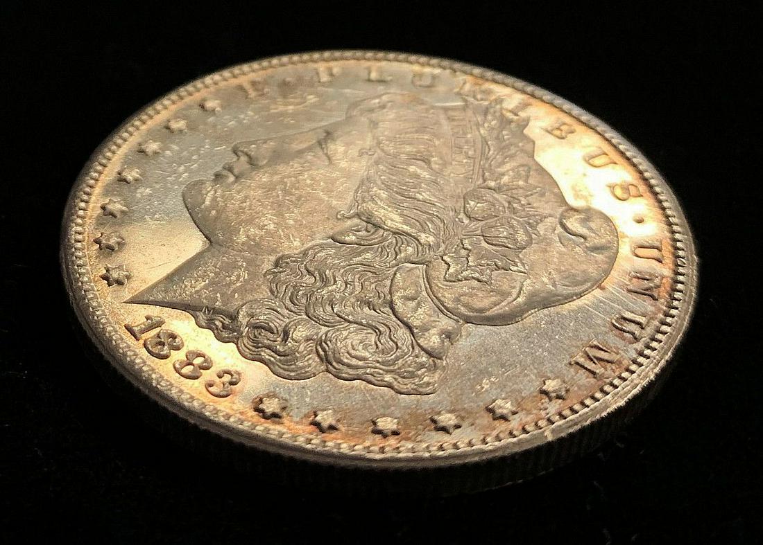 1883 Morgan CC Carson City MS65 DMPL: WINNER SHALL RECEIVE THE EXACT COIN SHOWN HERE