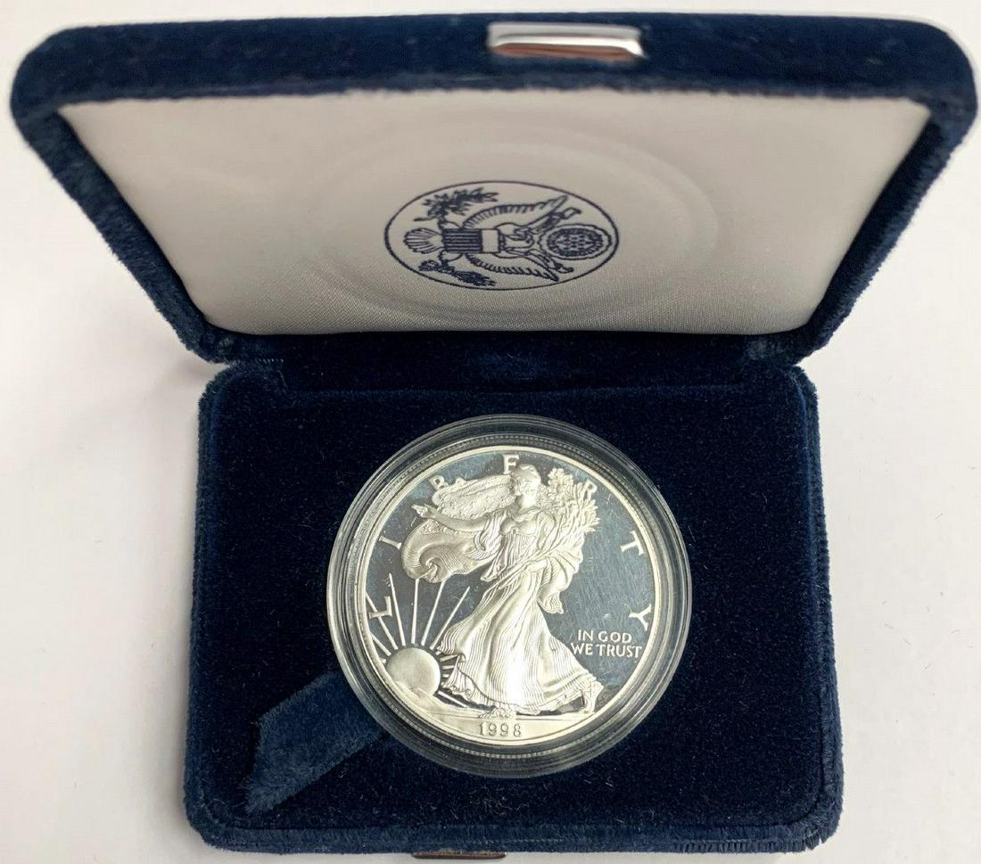 1998 Proof Silver Eagle Proof 69 OGP (1 of 5)