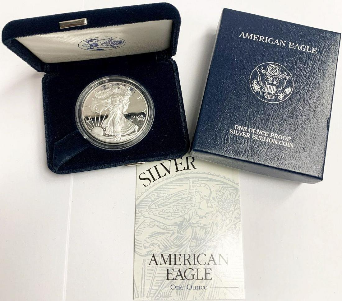 2001 Proof Silver Eagle Proof 69 OGP (1 of 6)