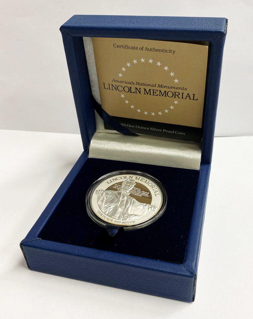 2015 NIUE $2 LINCOLN MEMORIAL SILVER PROOF COIN OGP (1 of 5)