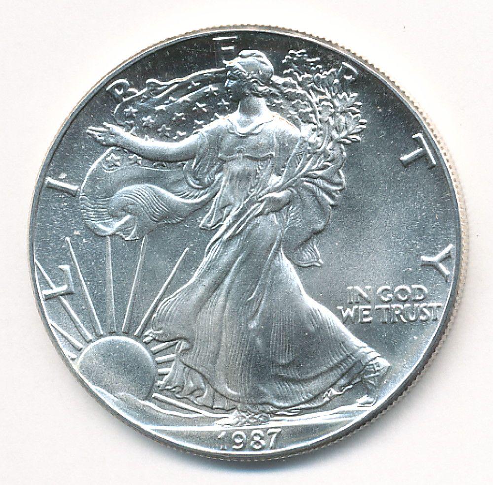 1987 AMERICAN SILVER EAGLE MS69 (1 of 2)