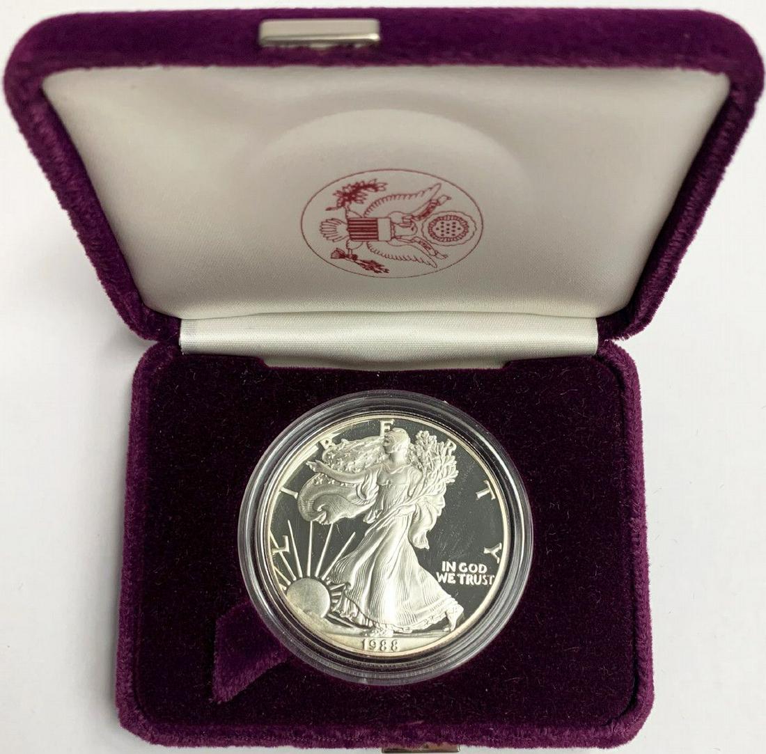 1988 PROOF SILVER EAGLE PROOF 69 OGP (1 of 6)