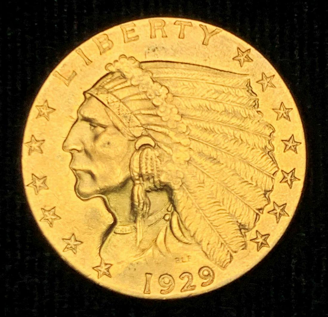 1929 $2.5 Indian Gold MS63 (1 of 2)