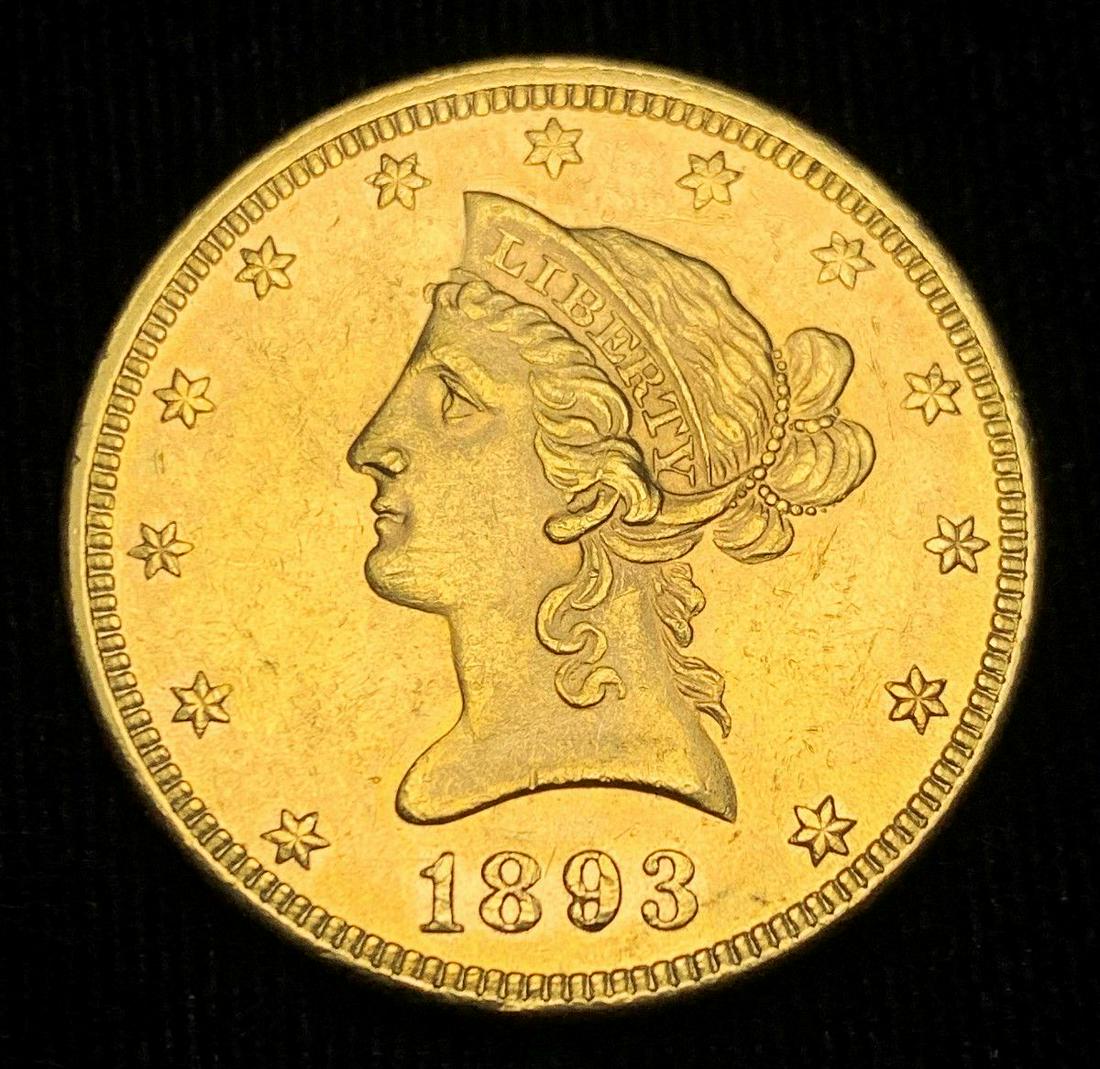 1893 $10 Liberty Gold MS63 (1 of 2)