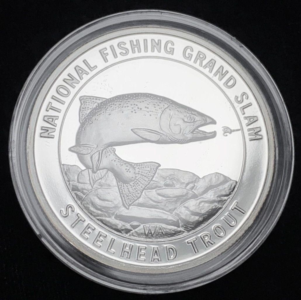 1 Oz Silver Steelhead Trout Proof 69 (1 of 6)