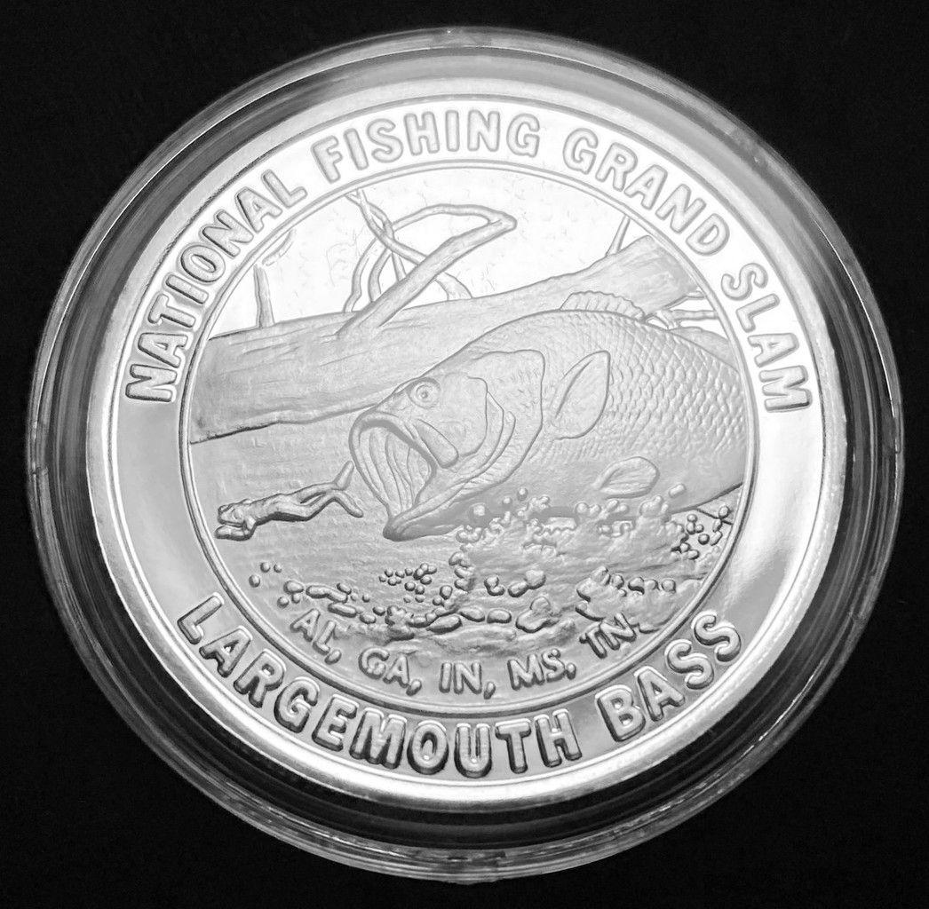 1 Oz Silver Largemouth Bass Proof 69 (1 of 6)