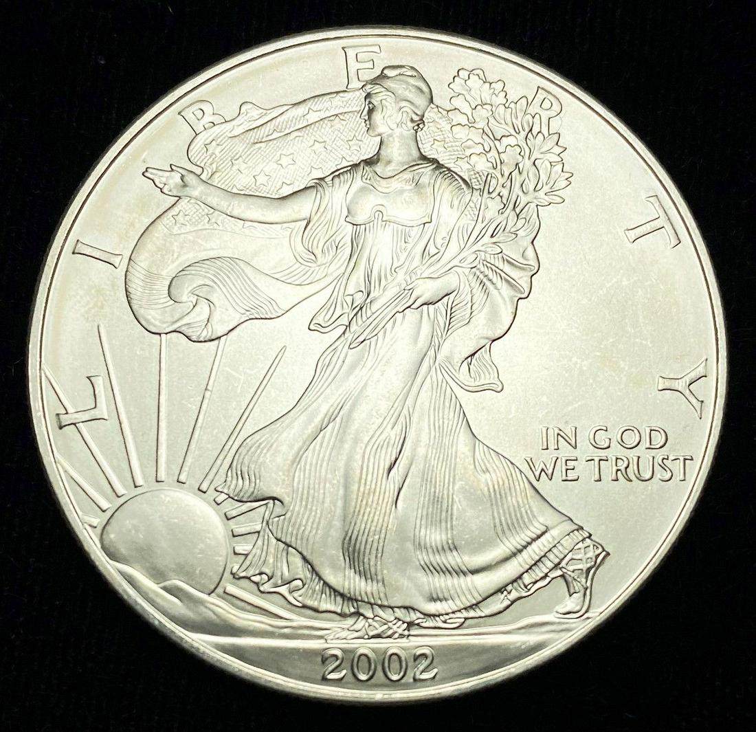2002 American Silver Eagle MS69 (1 of 2)