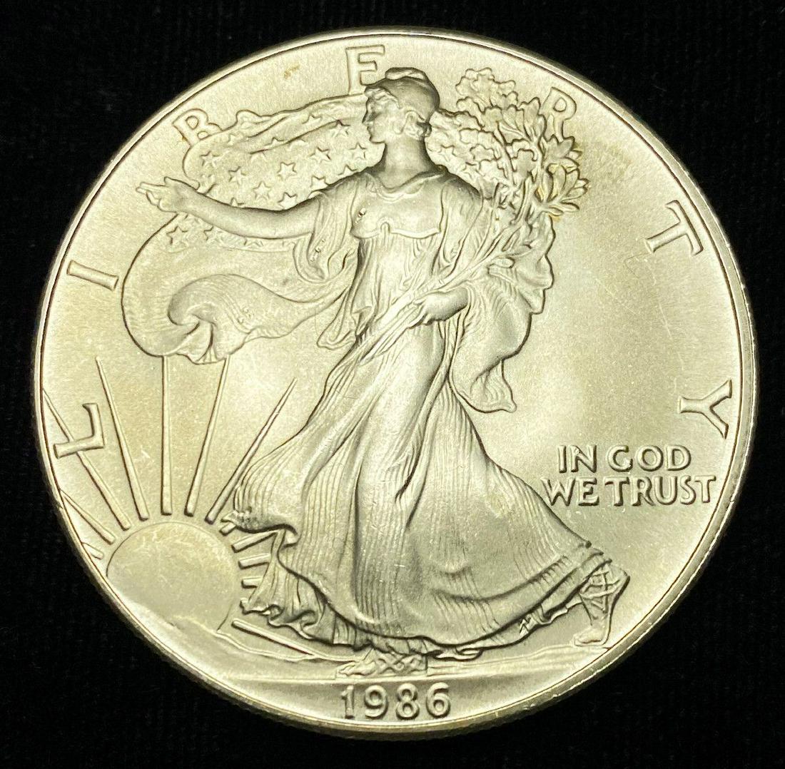 1986 American Silver Eagle MS69 (1 of 2)