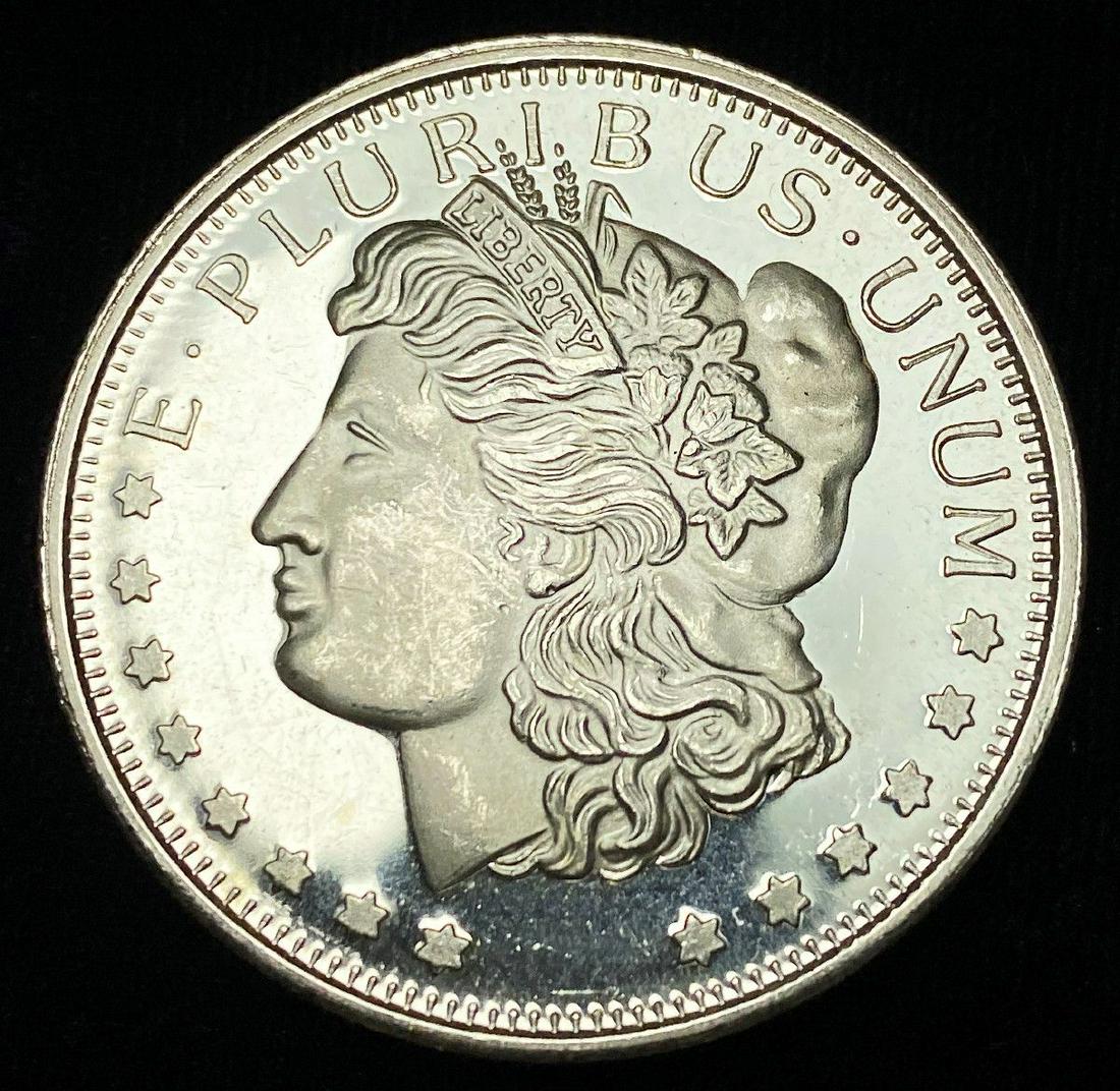 1 oz Silver Round Morgan Design (1 of 2)