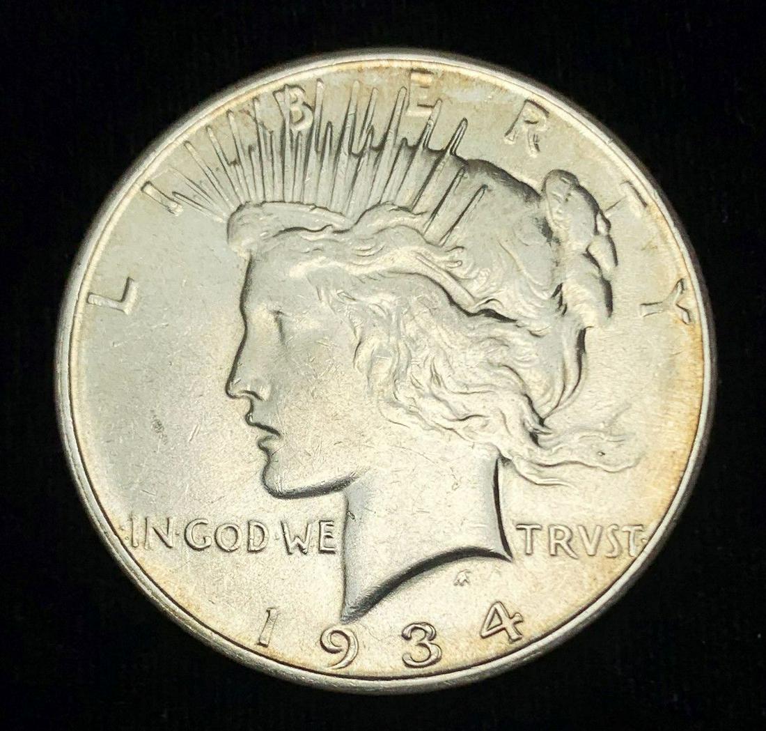 1934-D PEACE SILVER DOLLAR MS63 (1 of 2)