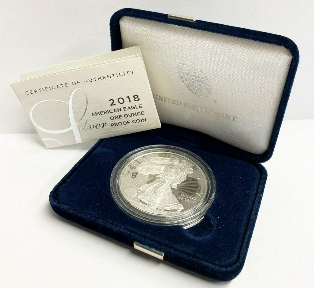 2018 1 Ounce Proof69 American Silver Eagle (1 of 4)