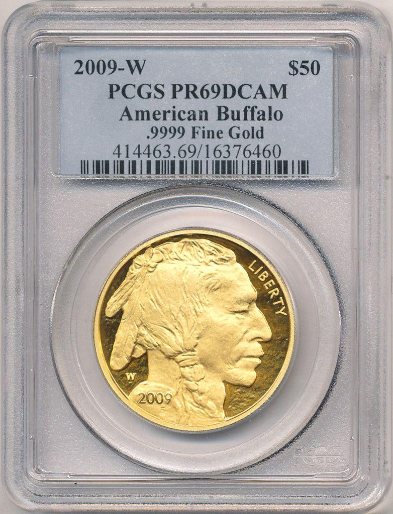 2009-W $50 American Gold Buffalo PCGS PR69DCAM (1 of 2)