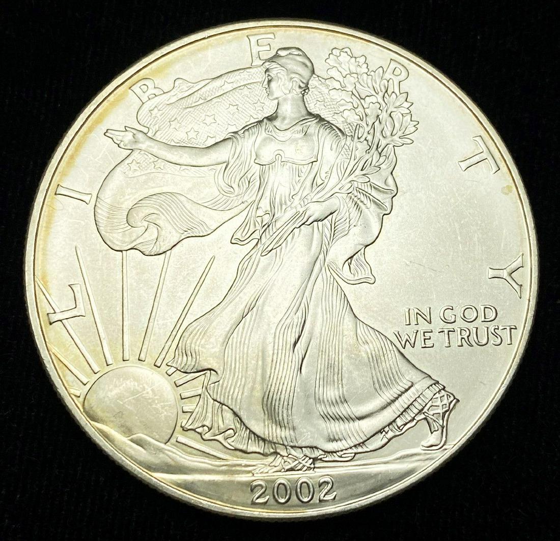 2002 American Silver Eagle MS69 (1 of 2)