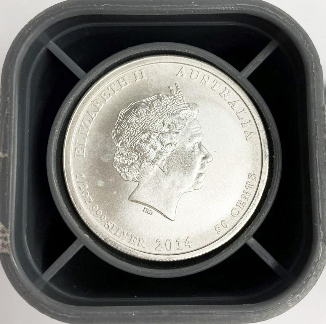 (25) .999 Fine Silver 2014 Australia Coral Sea Rounds: Winner shall receive the exact (25) coins shown here.