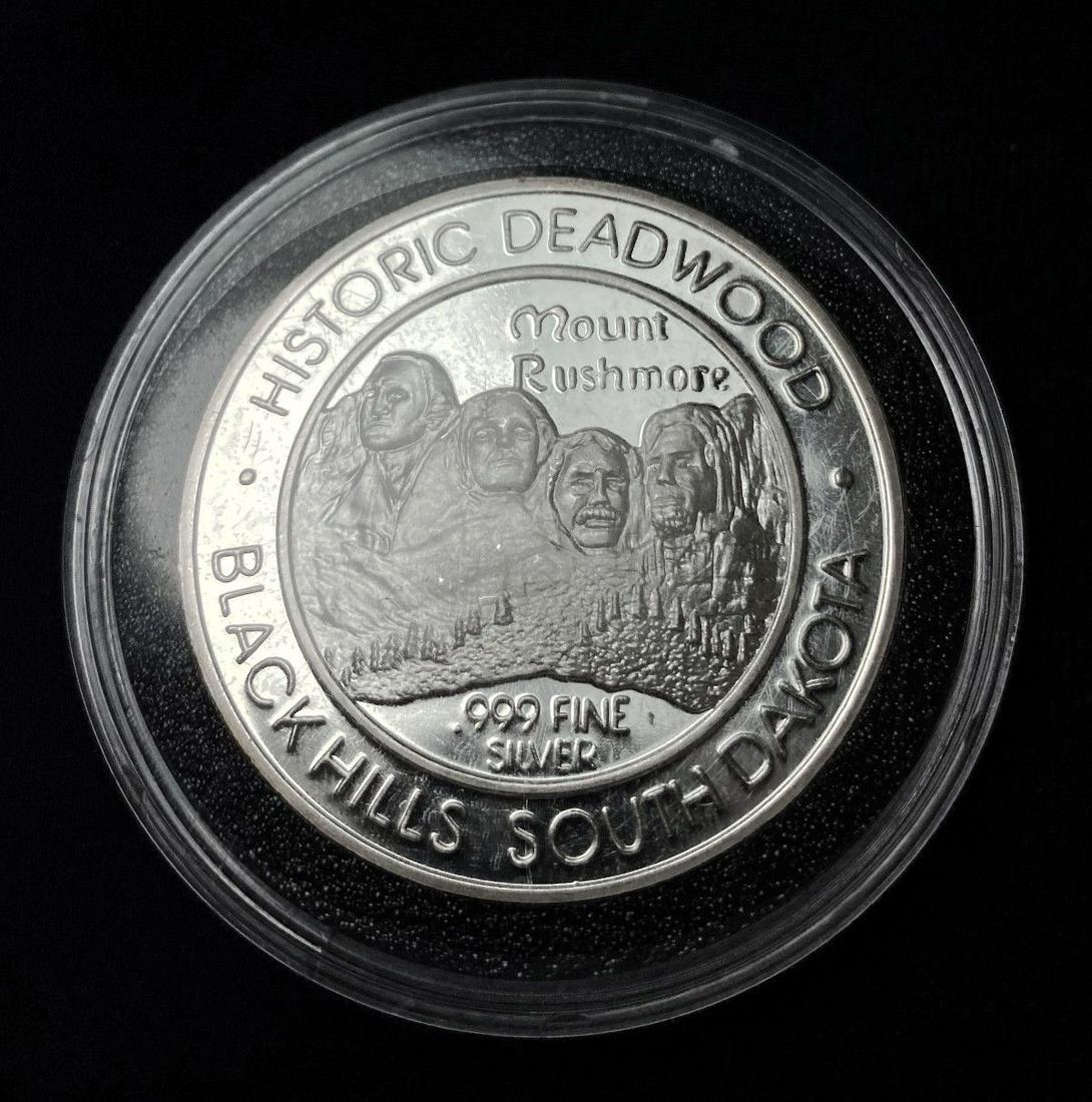 Historic Deadwood.999 Fine Silver Harley Davidson: Historic Deadwood .999 Fine Silver Harley Davidson SturgisWinner will receive the exact coin shown here.
