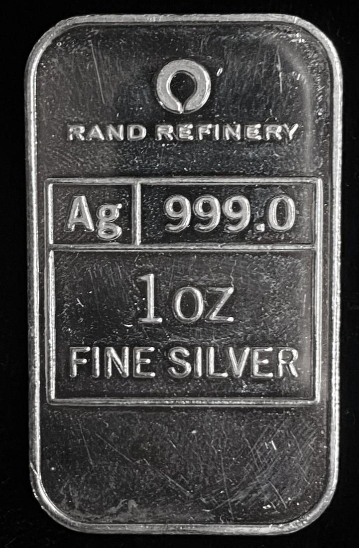 2013 Rand Refinery 1 Oz. .999 Silver: Winner shall receive the exact item shown here.