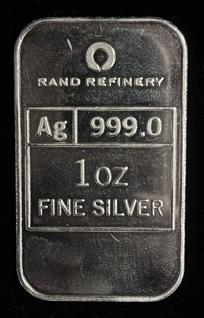 2013 Rand Refinery 1 Oz. .999 Silver: Winner shall receive the exact item shown here.